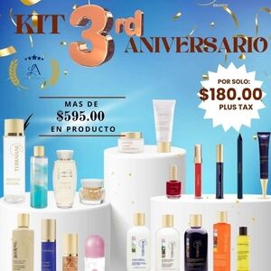 Terramar Women’s Skincare Set - Gold and White